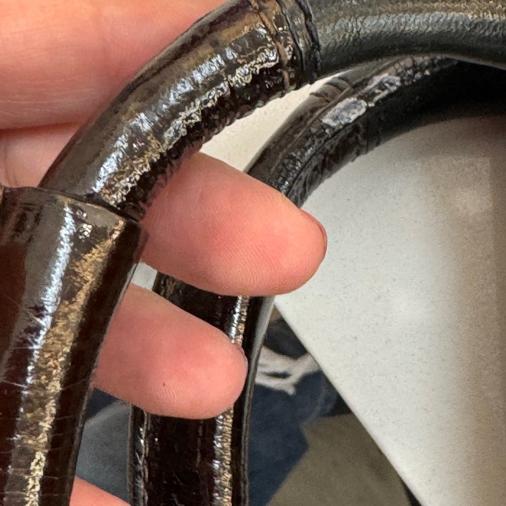🖤 Authentic Chloé Ethel Black Leather Satchel – Project / Repair - Picture 15 of 16